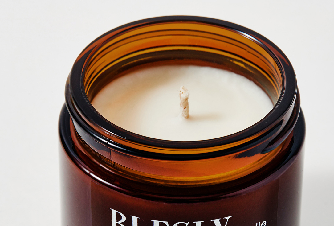 Свеча ароматическая Blesly VETIVER, AMBER, ROSEMARY 