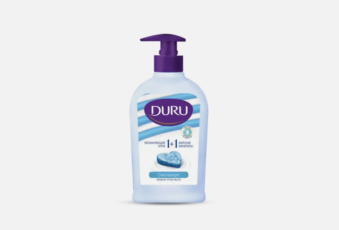 жидкое мыло DURU 1+1 Морские минералы 300 мл мыло туалетное duru soft sensation 1 1 морские минералы эконом пак 4 80г