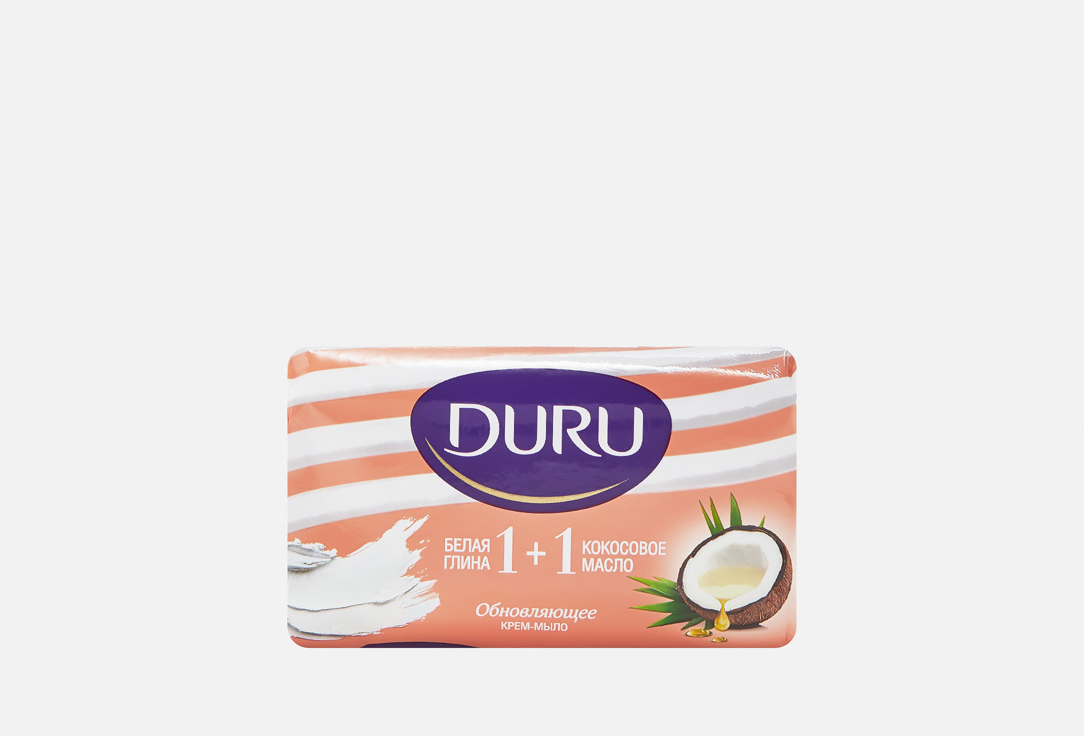 

мыло DURU, 1+1 Глина&Кокос 80 г
