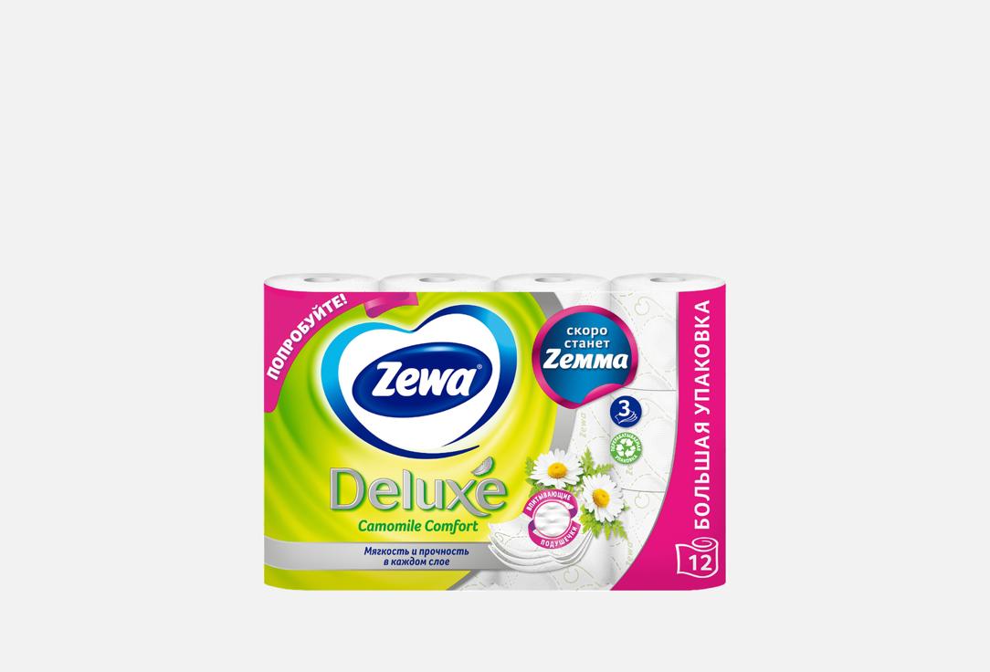 Изображение товара Туалетная Бумага Zewa Deluxe Camomile