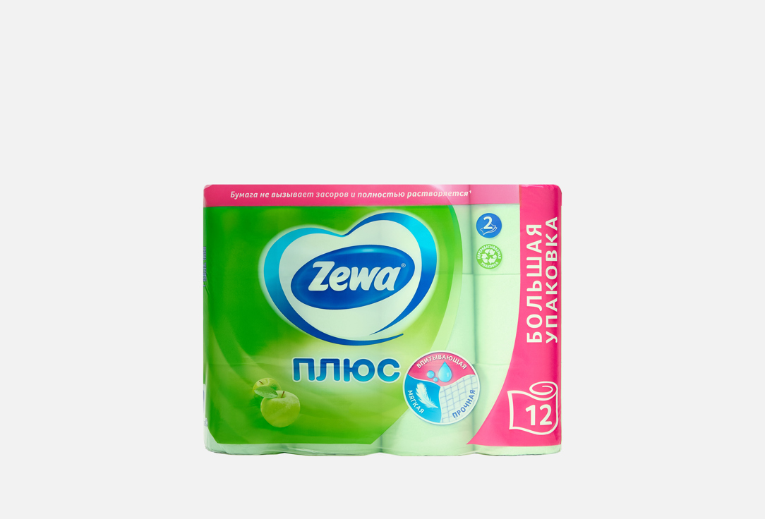Изображение товара Туалетная Бумага Zewa Plus Apple