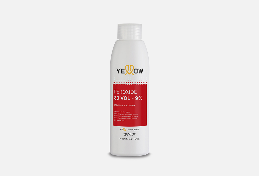 Кремовый окислитель YELLOW PEROXIDE 9% 150 мл кремовый окислитель stabilized peroxide cream 9% 30 vol 1000 мл yellow mr 16723