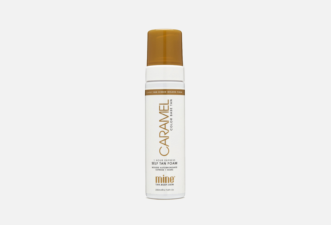 Мусс – автозагар для тела MINETAN Caramel Self Tan Foam 200 мл