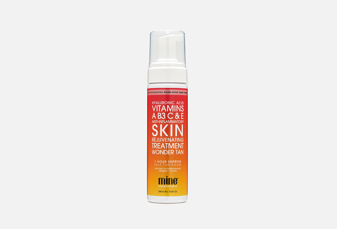 Мусс – автозагар для тела MINETAN Wonder Tan Self Tan Foam 200 мл