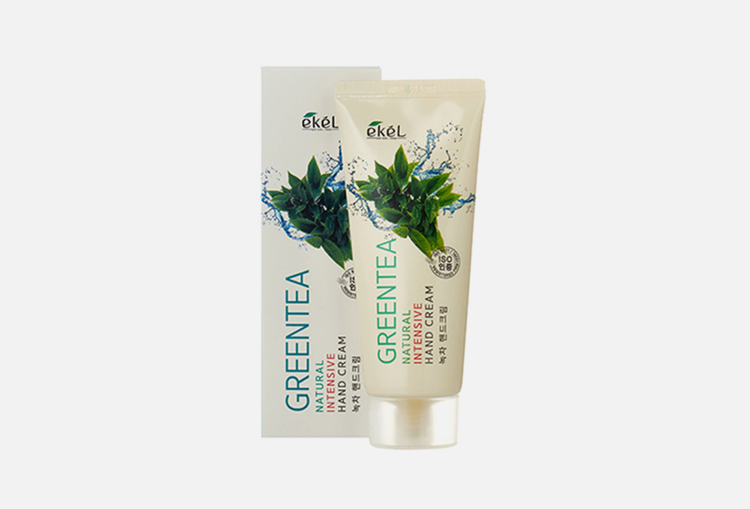 Питательный крем для рук Ekel Green Tea Natural Intensive Hand Cream 