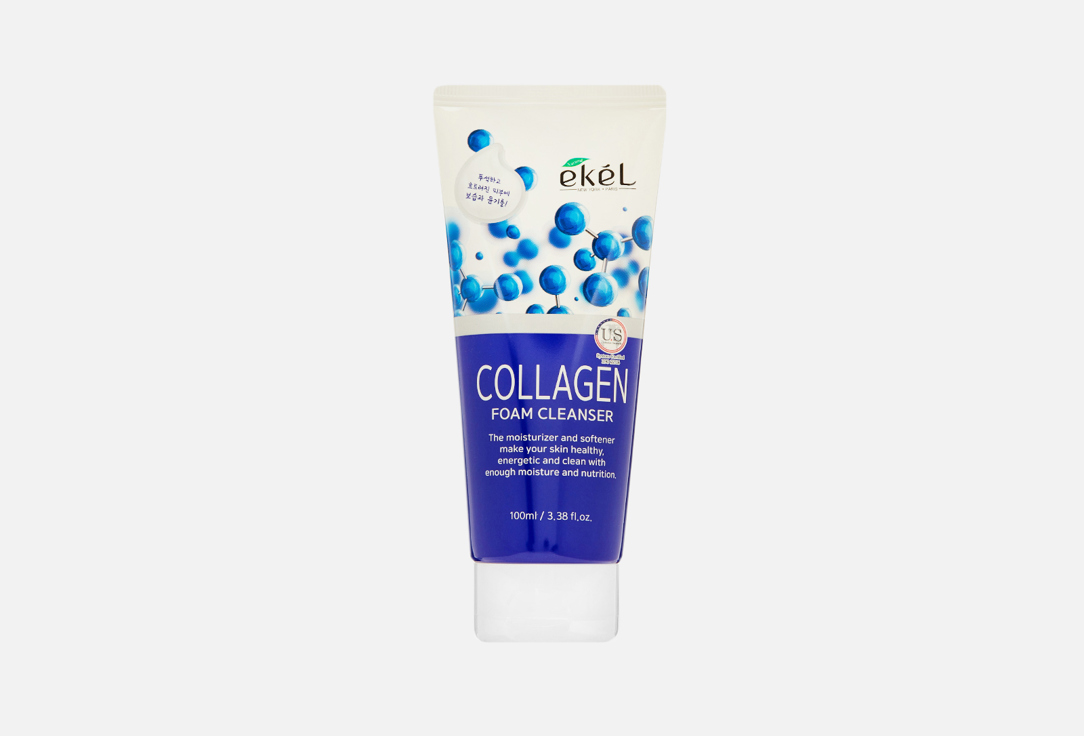 Пенка для умывания EKEL Foam Cleanser Collagen 100 мл пенка для умывания pslab collagen 100 мл