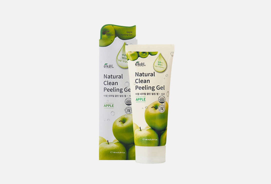 Пилинг-скатка EKEL Natural Clean peeling gel Apple 180 мл ekel пилинг скатка natural clean peeling gel apple с экстрактом яблока 180 мл