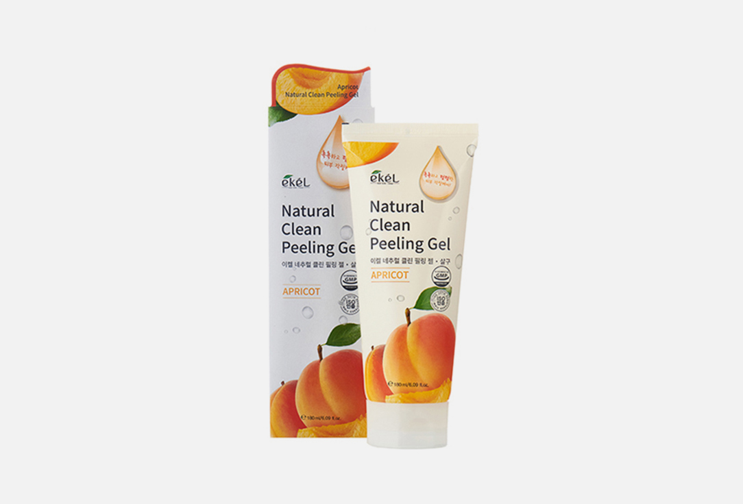 Пилинг-скатка EKEL Natural Clean peeling gel Apricot 180 мл