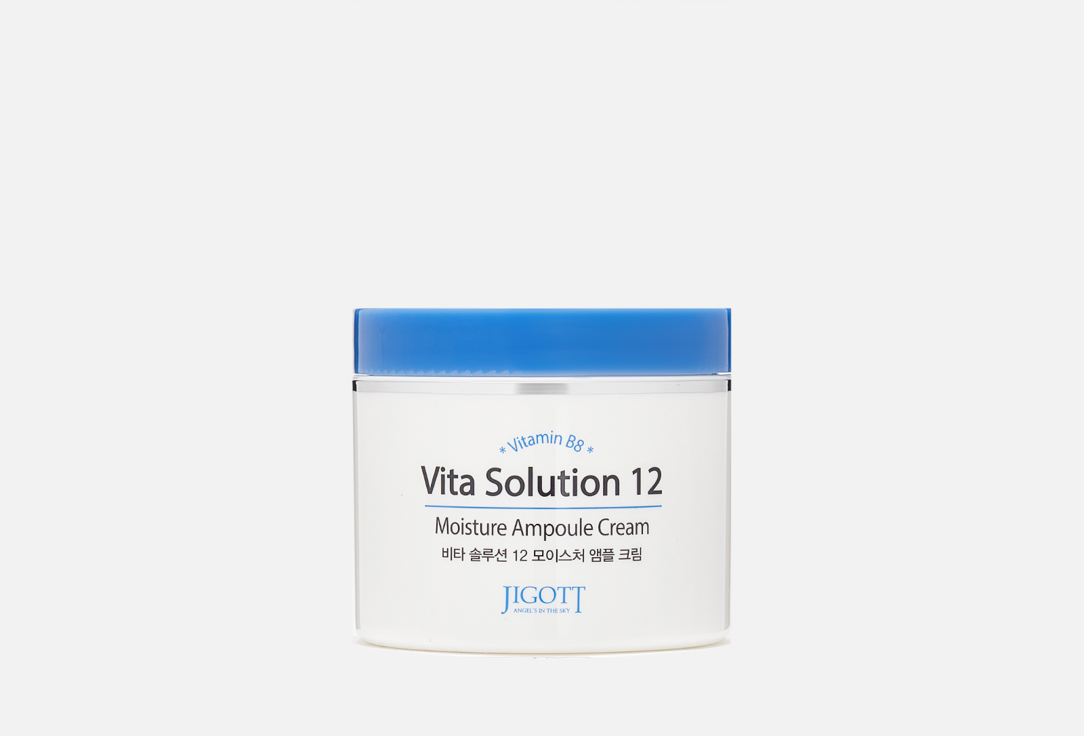 Крем для лица JIGOTT Vita Solution 12 Moisture Ampoule Cream 100 мл ночная маска для лица jigott vita solution 12 moisture sleeping pack 180 мл