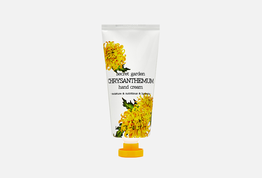 Крем для рук с экстрактом хризантемы JIGOTT Secret garden CHRYSANTHEMUM hand cream 100 мл