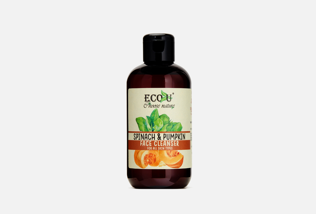 мицелярная вода eco u micellar water pumpkin тоник для лица ECO U Face cleanser Pumpkin & spinach 200 мл