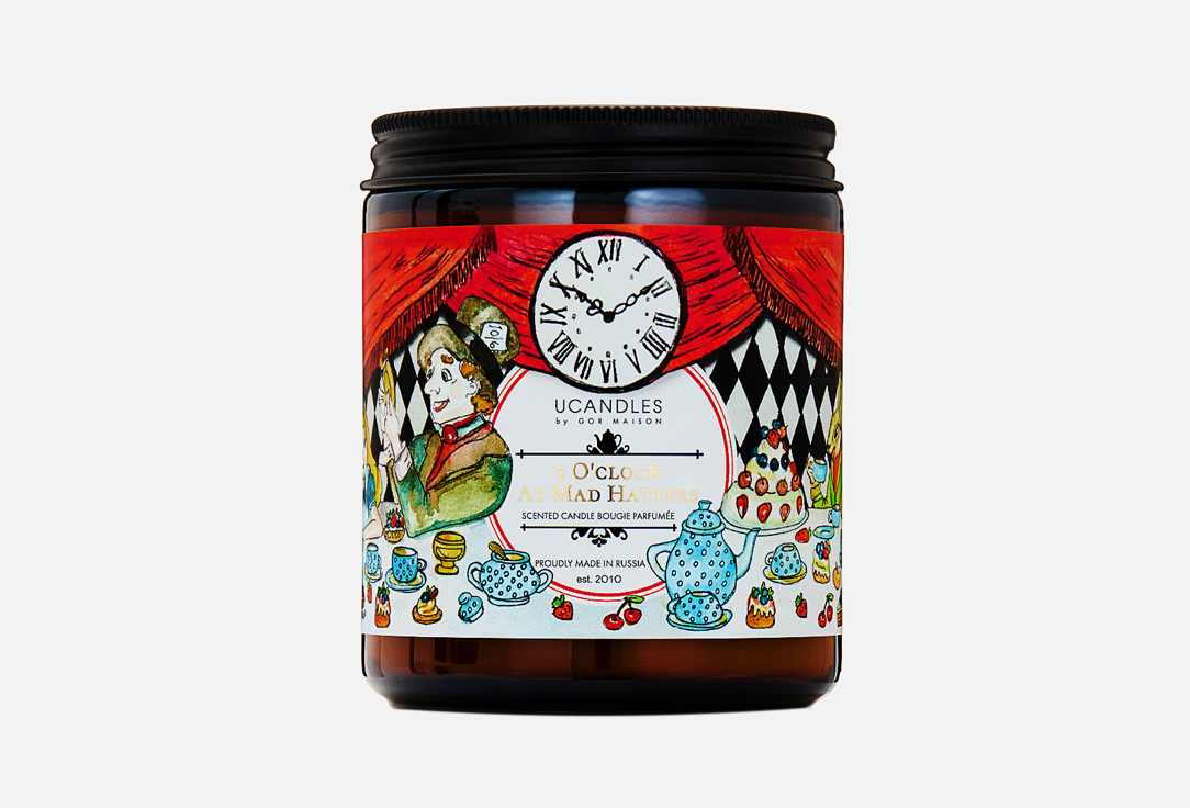 

Свеча ароматическая UCANDLES, 5 O’Clock at Mad Hatters 190 г