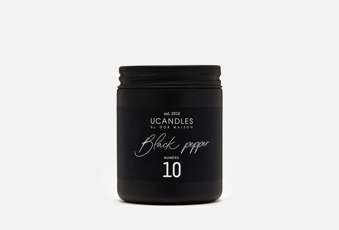 Ароматическая свеча UCANDLES Black Pepper Terre Masculin 190 г ароматическая свеча ucandles teakwood and sandal botanique 190 гр