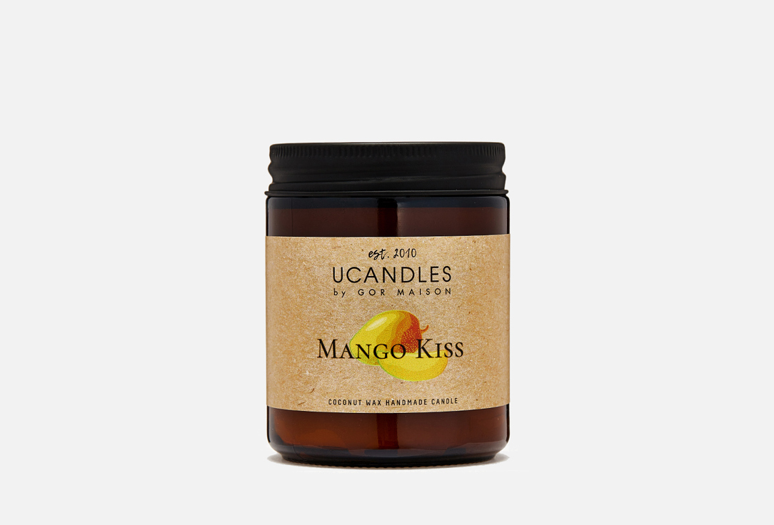 Ароматическая свеча UCANDLES Mango Kiss Chez Maman 190 г ароматическая свеча ucandles teakwood and sandal botanique 190 гр