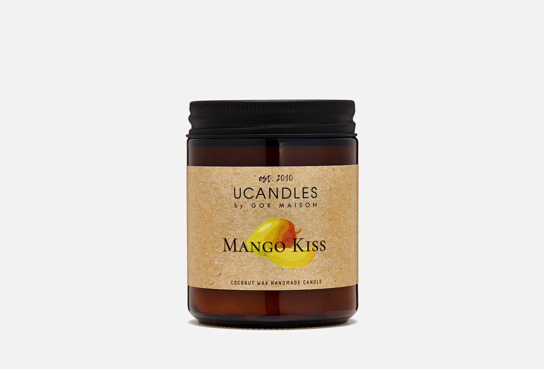 Ароматическая свеча UCANDLES Mango Kiss Chez Maman 190 г свеча парфюмированная в стакане ucandles jasmin marzipan 220 гр