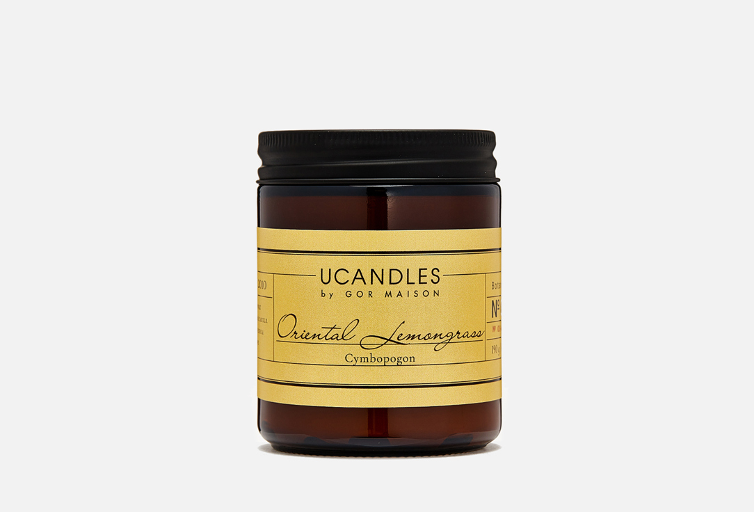 ароматическая свеча ucandles black currant botanique 190 г Ароматическая свеча UCANDLES Oriental Lemongrass Botanique 190 г