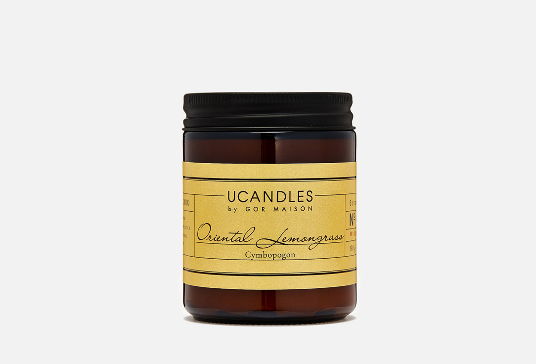 Изображение товара Ароматическая свеча UCANDLES Oriental Lemongrass Botanique 190 г натуральный аромат