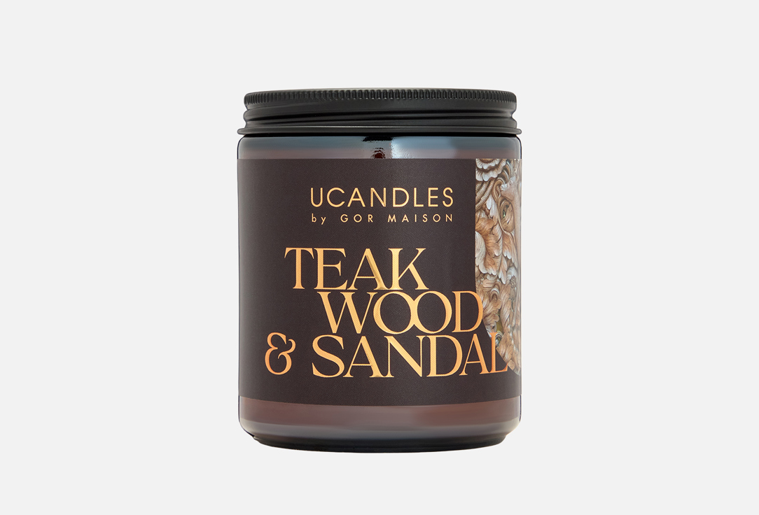 

Свеча ароматическая UCANDLES, Teakwood and Sandal 190 г