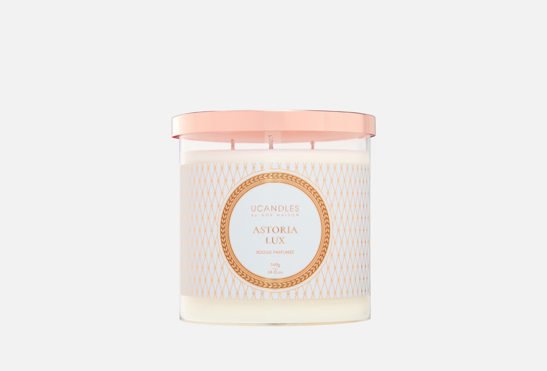 

Свеча парфюмированная в стакане UCANDLES, Белый, ASTORIA LUX 540 г