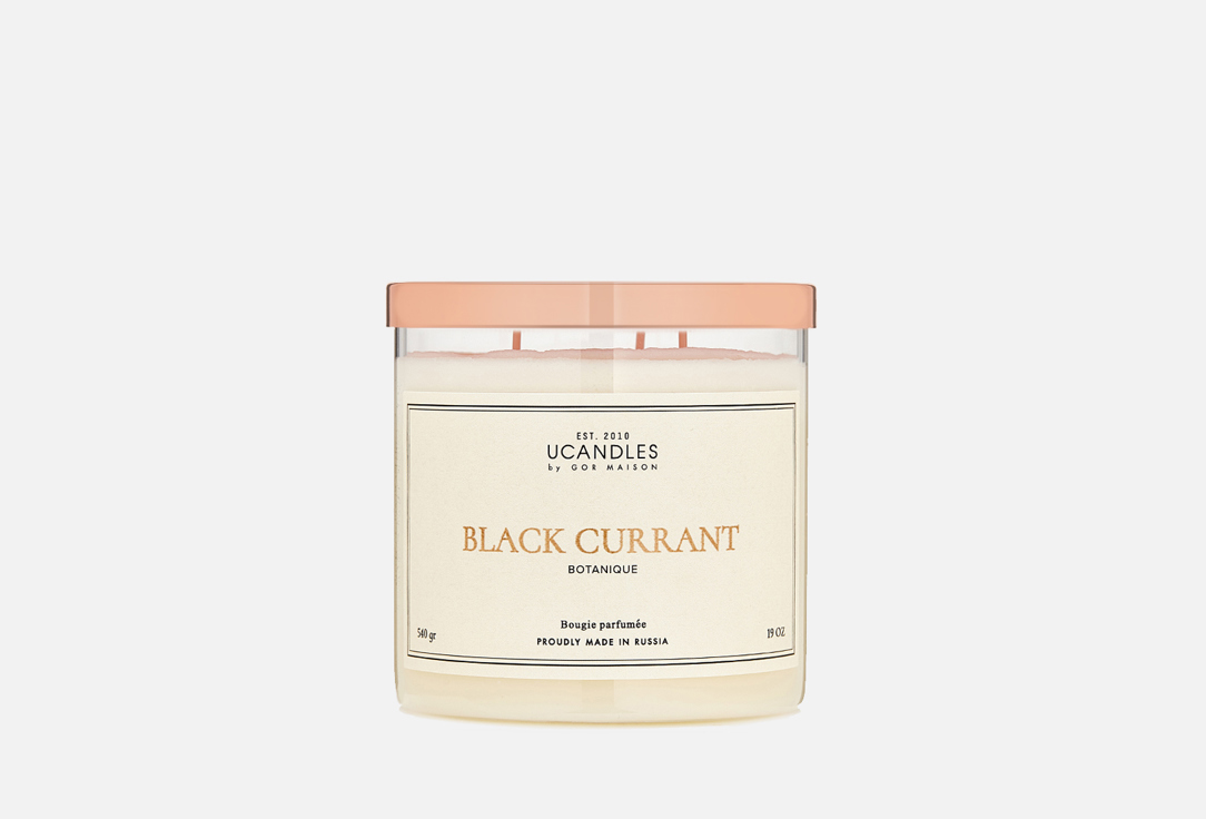цена Свеча парфюмированная в стакане UCANDLES BLACK CURRANT 540 г