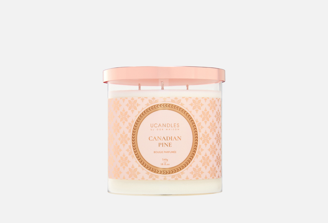 

Свеча парфюмированная в стакане UCANDLES, Белый, CANADIAN PINE 540 г