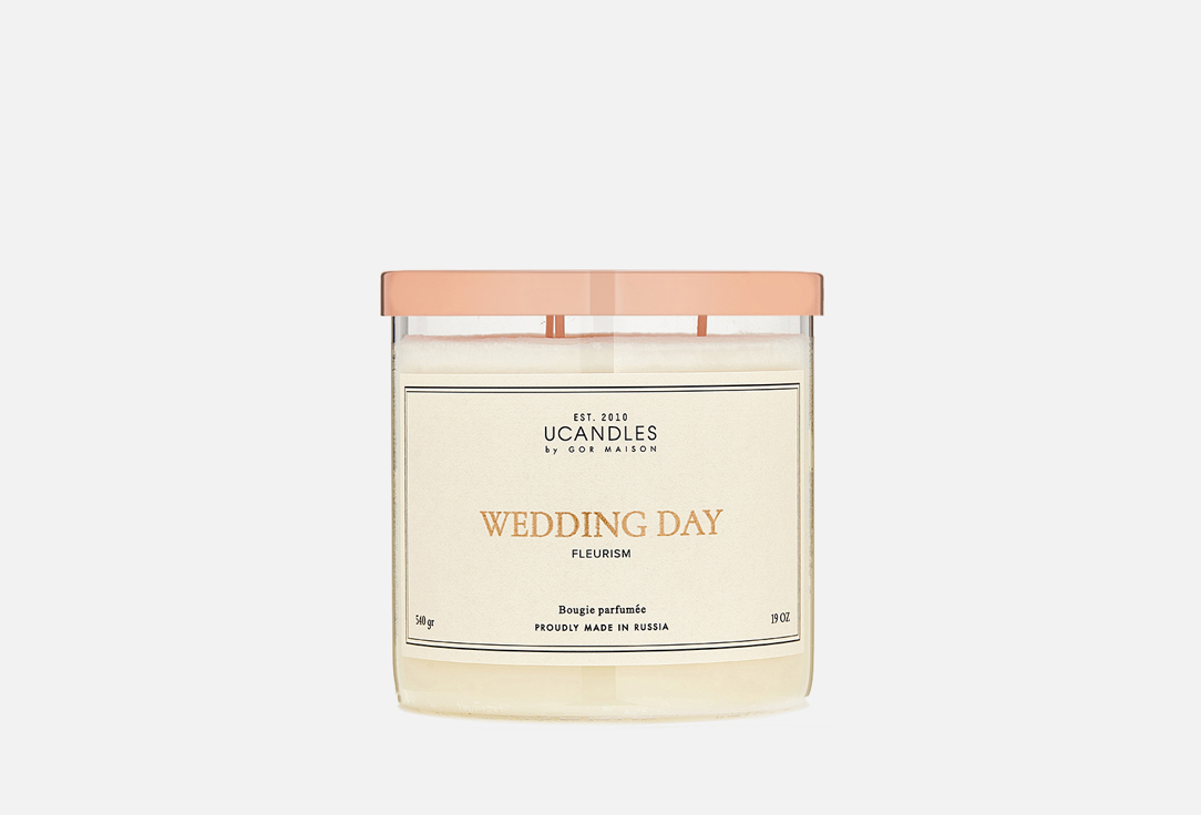 цена Свеча парфюмированная в стакане UCANDLES WEDDING DAY 540 г