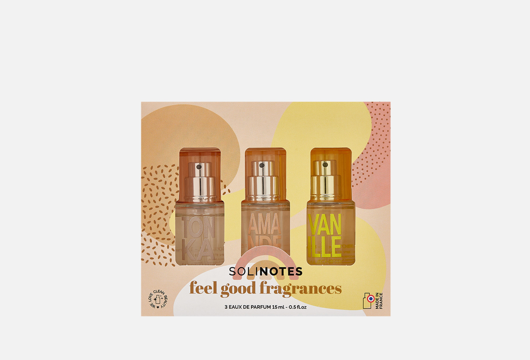 

Парфюмерный набор SOLINOTES, Feel good fragrances: tonka, amande, vanille 3 шт