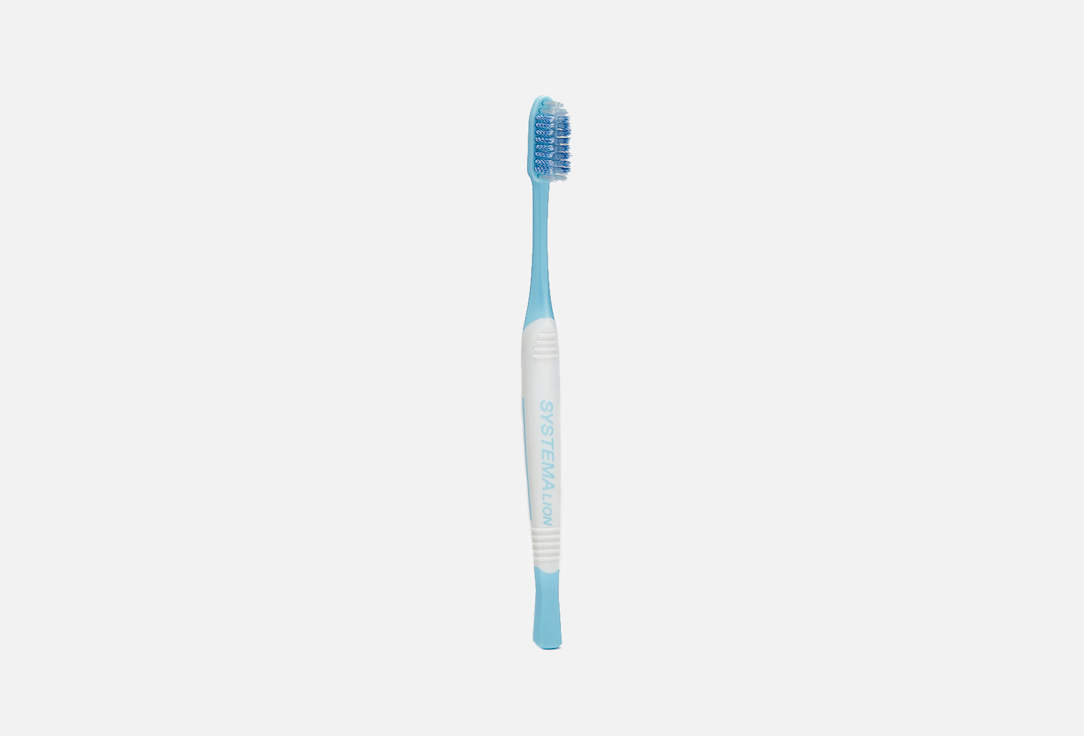 Зубная щетка с V-образной щетиной Lion Systema Toothbrush OD Orthodontic Size M 