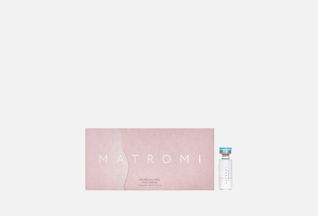 цена Сыворотка для лица MATROMI Bio Revitalizing face serum 20 мл