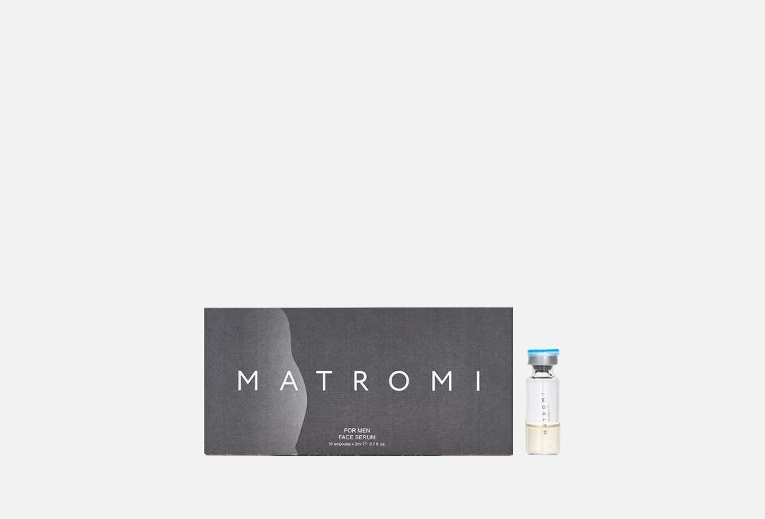 matromi regenerating oil face serum ampoules Сыворотка для лица MATROMI For Men Face Serum 20 мл