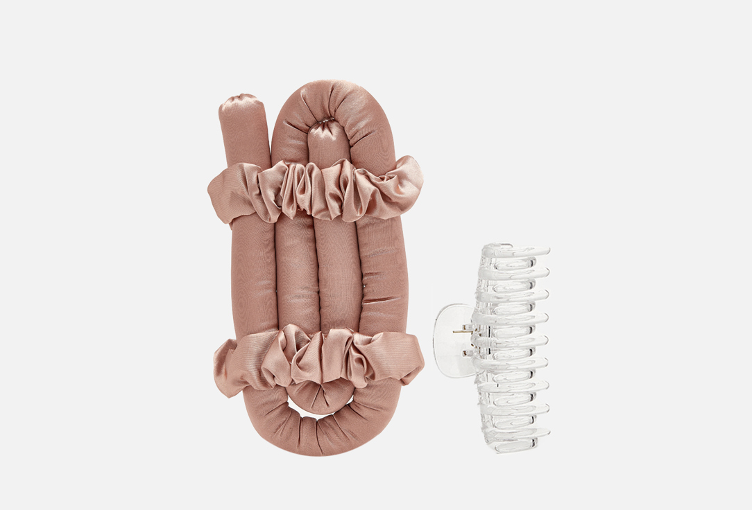 Изображение товара Набор для создания локонов jillas classic золотистый - бигуди и аксессуары для завивки