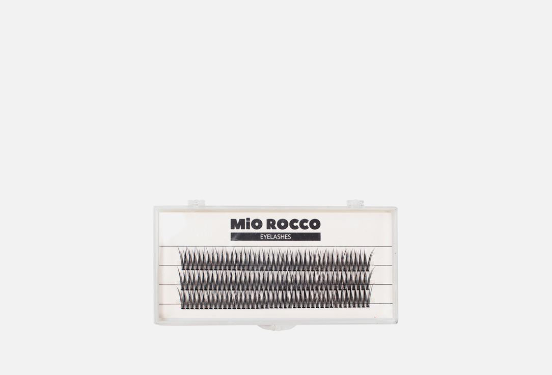 Накладные ресницы пучки ласточки  MiO ROCCO nesura lashes 2.0 14мм черные