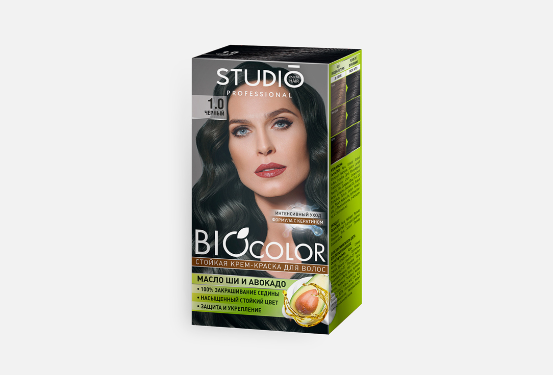 Краска для волос STUDIO Biocolor 1.0, Черный