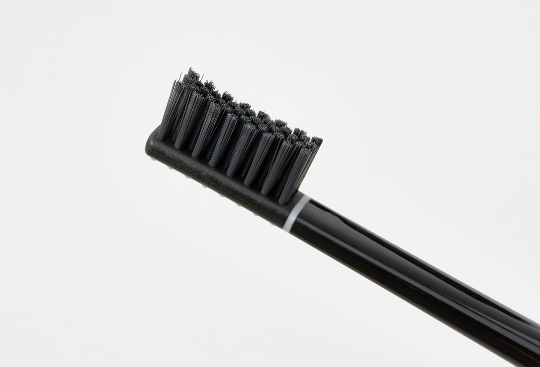 Зубная щетка, подставка-календарь PIUMA WHITENING CHARCOAL BLACK SOFT 
