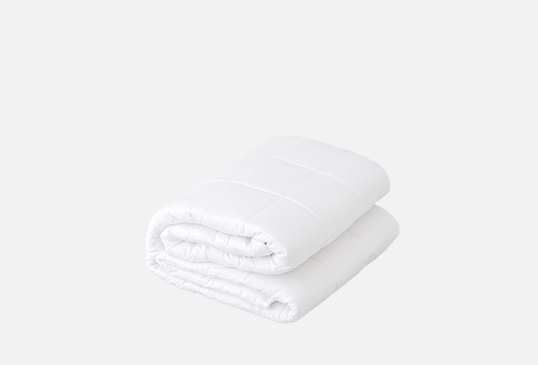 одеяло 1 5 спальное wellness белое 140х205 см утяжеленное одеяло BEAUTY SLEEP Двуспальное