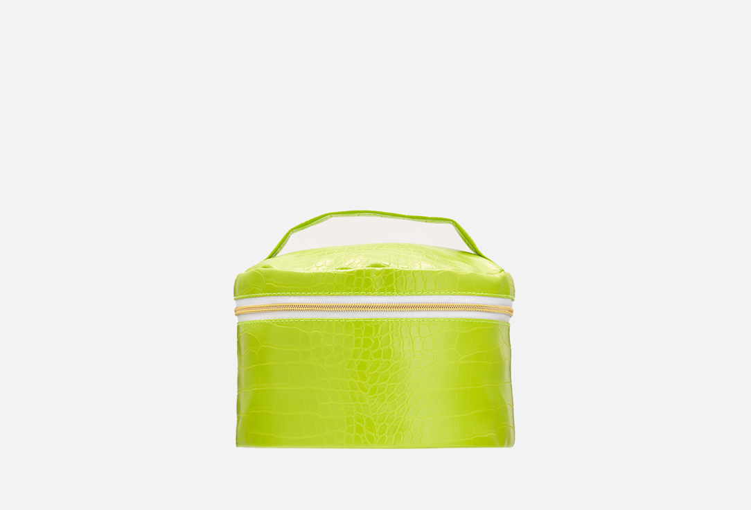 косметичка-чемодан GERLINKA Зелень крокодил 1 шт