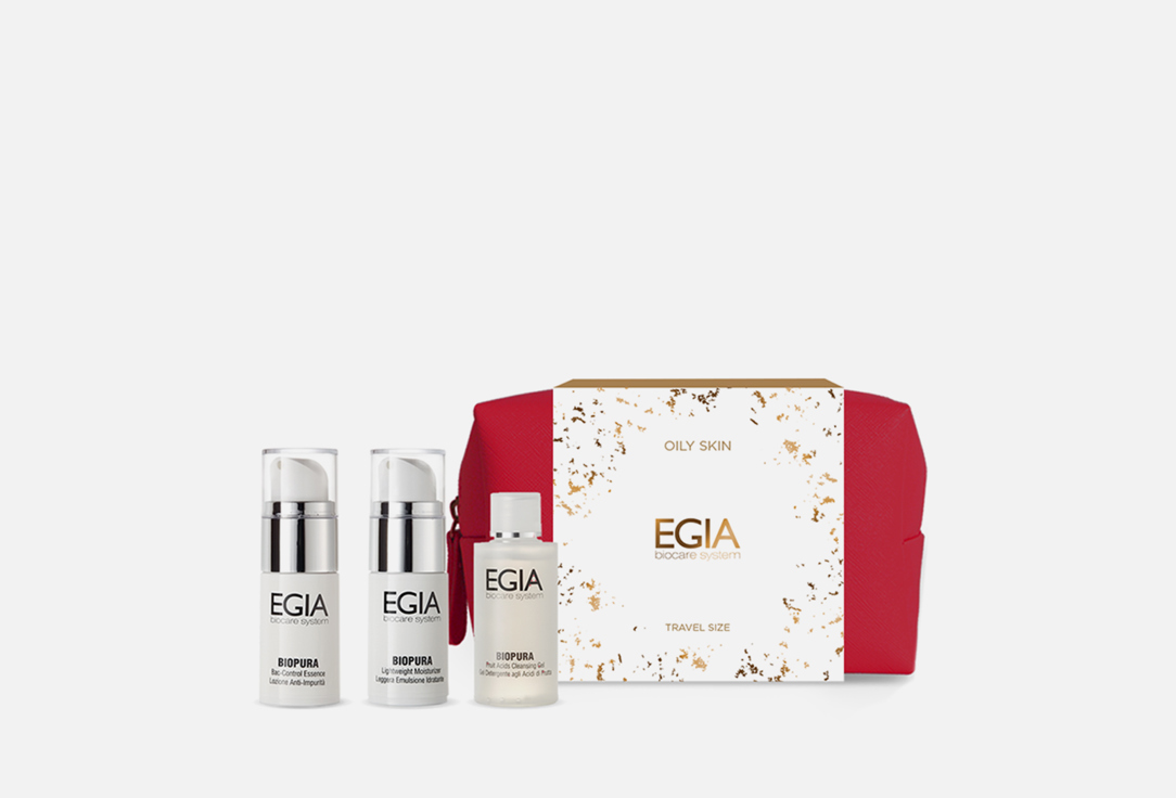 Дорожный набор в косметичке EGIA Travel for Oily Skin 