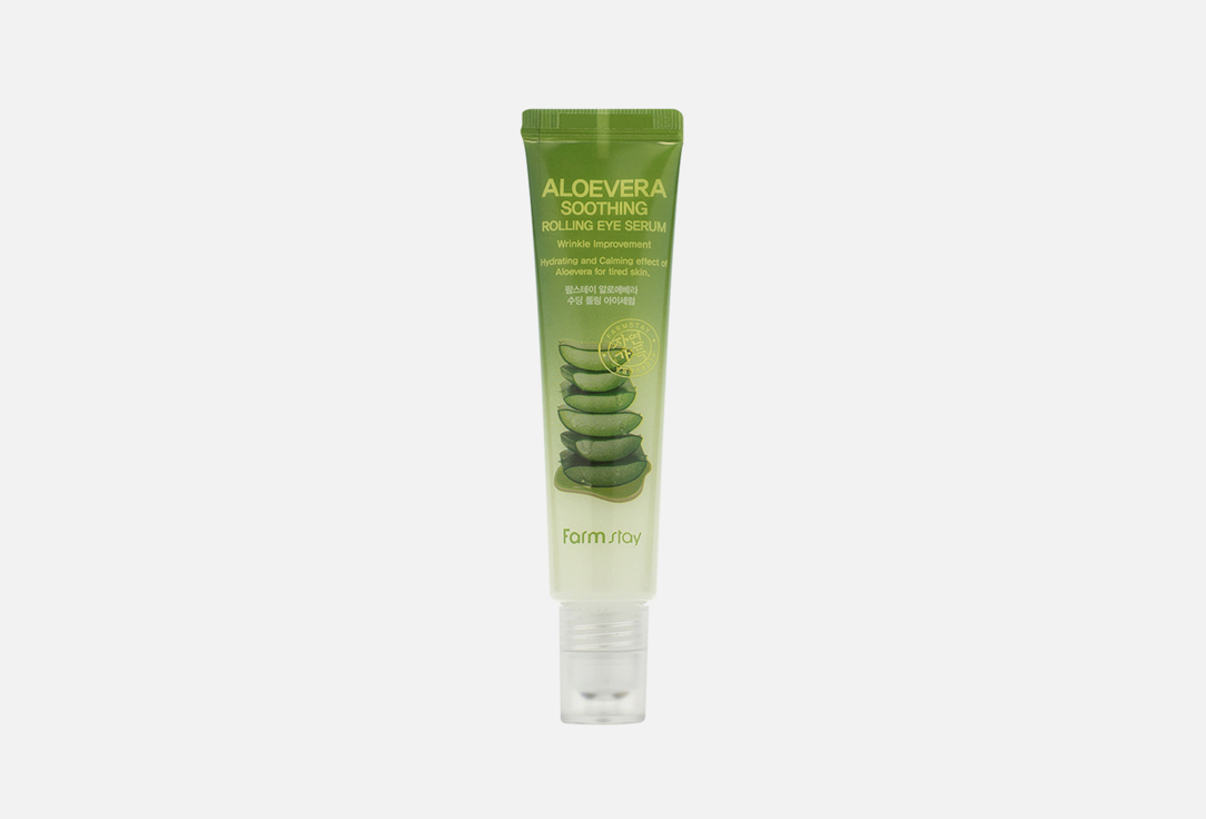 Изображение товара Сыворотка-роллер для кожи вокруг глаз Farm Stay Aloevera Soothing Rolling Eye Serum