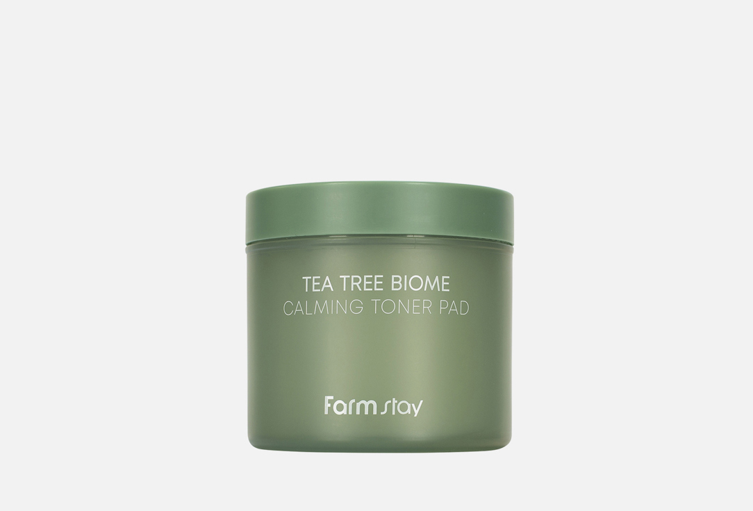 Подушечки для лица FARM STAY Tea Tree Biome Calming Toner Pad 140 мл набор масок для лица farmstay с экстрактом чайного дерева 5 шт