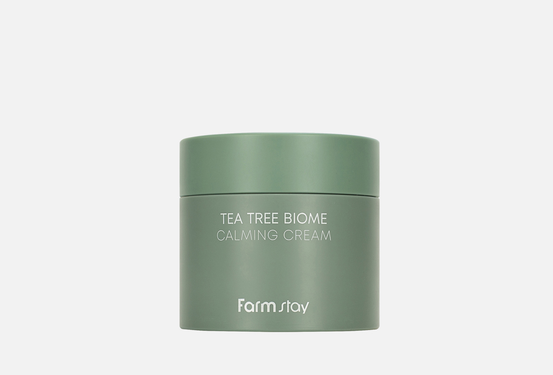 Крем для лица FARM STAY Tea Tree Biome Calming Cream 80 мл farmstay набор масок для лица farmstay с экстрактом чайного дерева 5 шт