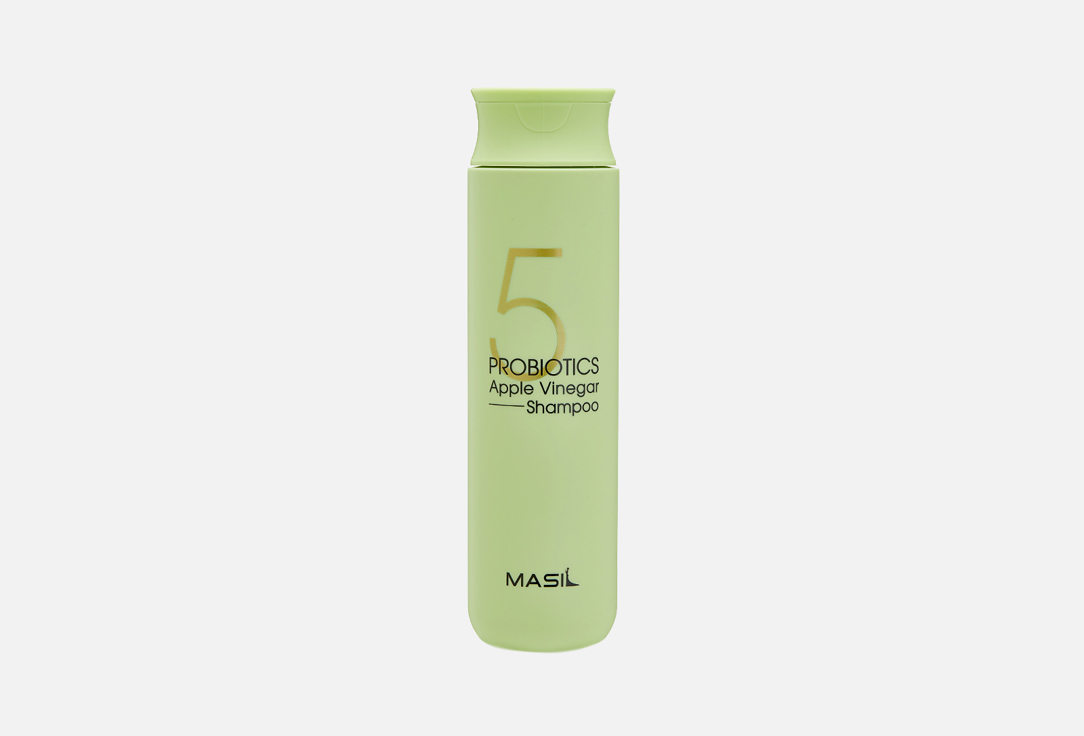 Шампунь против перхоти MASIL 5 Probiotics Apple Vinegar Shampoo 300 мл masil набормаска восстанавливающая шампунь от перхоти с яблочным уксусом