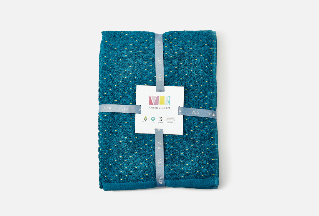 

Полотенце VALERIE CONCEPT, Синий, Сине-зеленое 50х100 1 шт