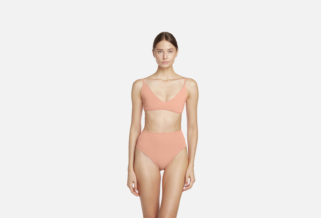 Изображение товара Купальные плавки с завышенной посадкой MY NYMPH Эгла, лососевый, экологичный материал