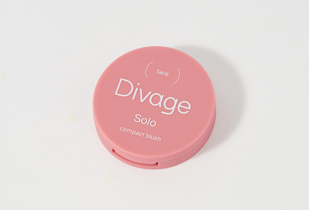 Румяна для лица Divage Solo Compact 04 Холодный розовый