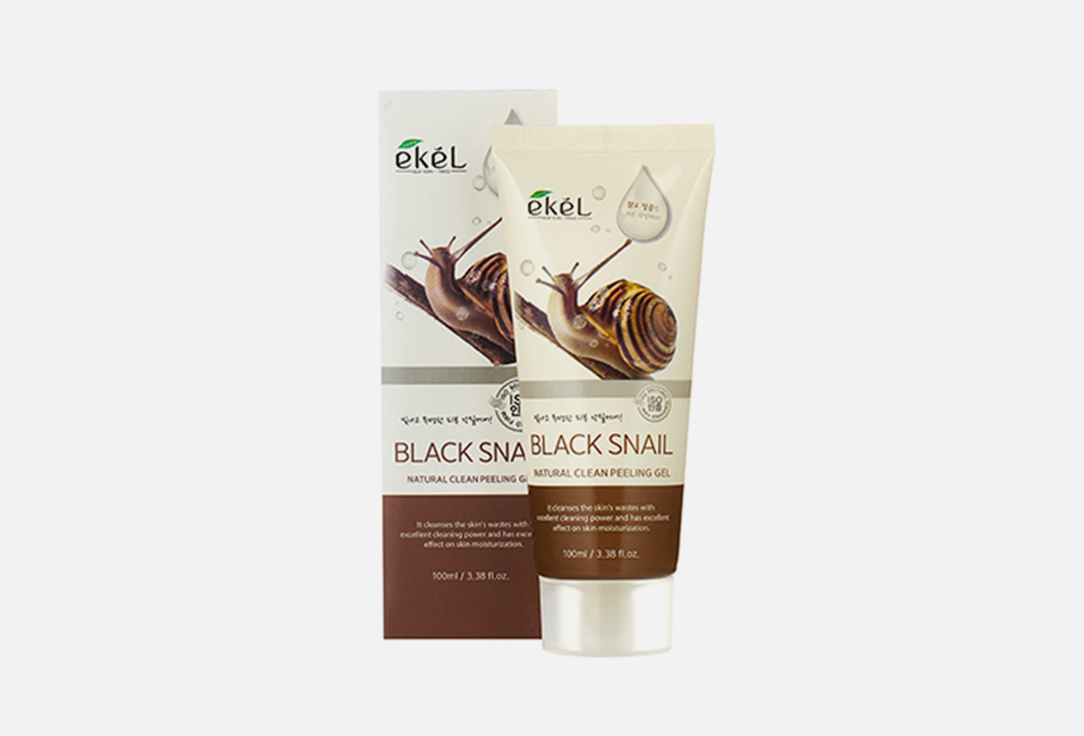 Пилинг-скатка с муцином черной улитки EKEL Natural Clean peeling gel Black Snail 100 мл цена и фото