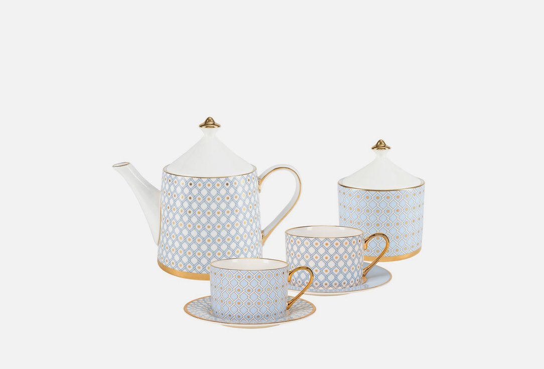 

сервиз чайный ИМПЕРАТОРСКИЙ ФАРФОРОВЫЙ ЗАВОД, Голубой, Азур, голубой 1 шт