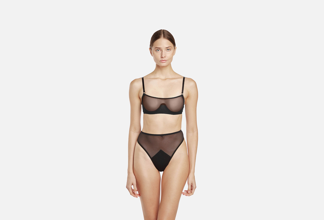 Лиф Бандо AKSENTEVA LINGERIE Slow Black 75B мл