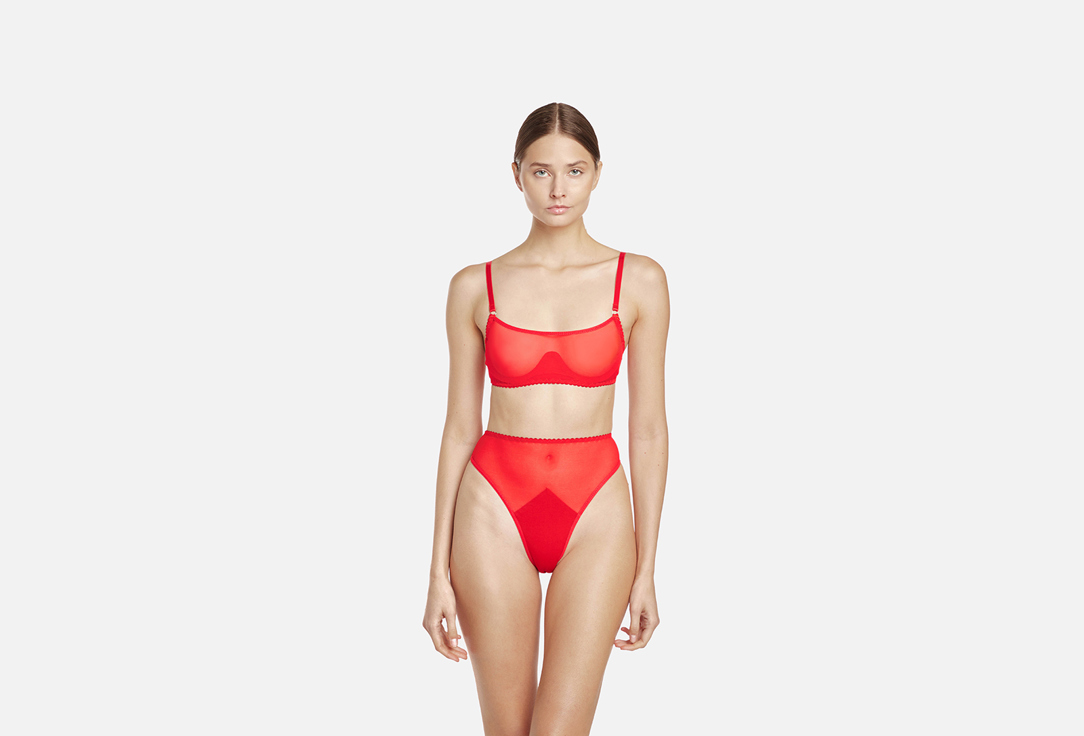

Лиф Бандо AKSENTEVA LINGERIE, Красный, Slow Red 75C мл