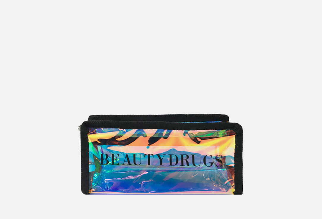 Прозрачная голографичная косметичка BeautyDrugs Cosmetic Bag 