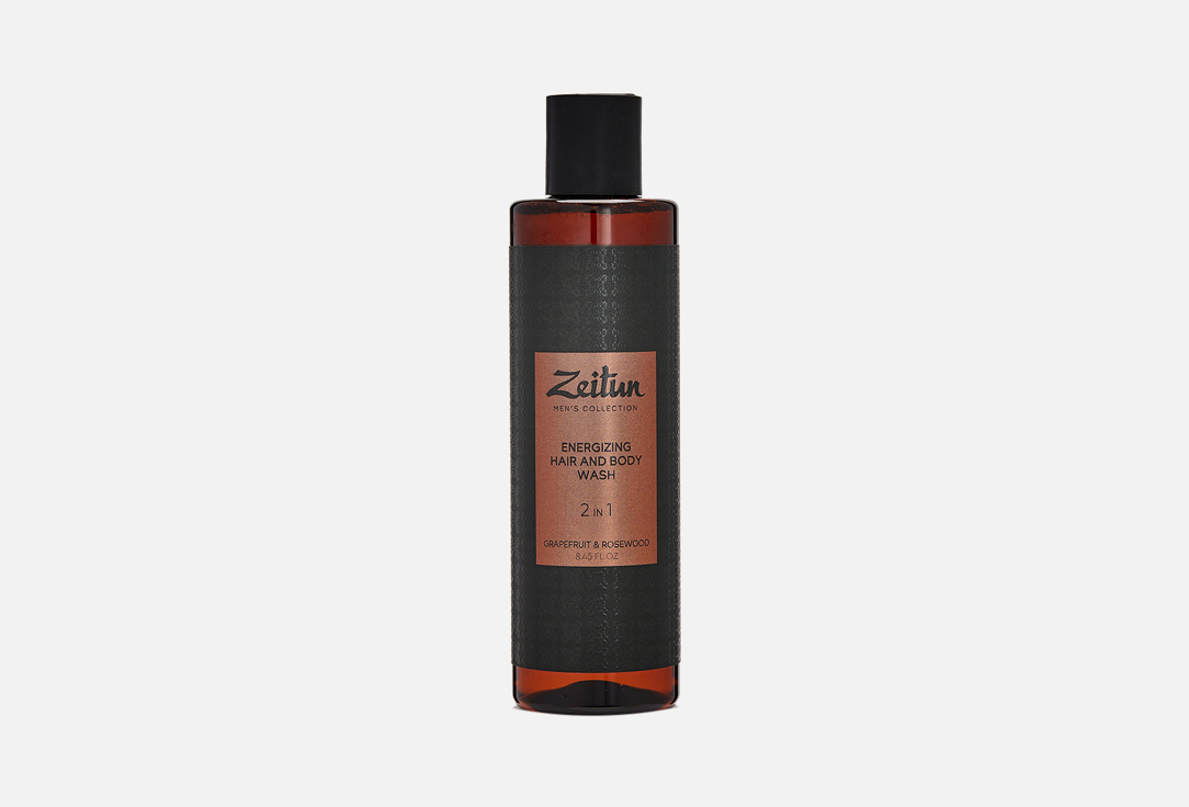 Изображение товара очищающий гель 2 в 1 для тела Zeitun Energizing 2 in 1 hair and body wash for men